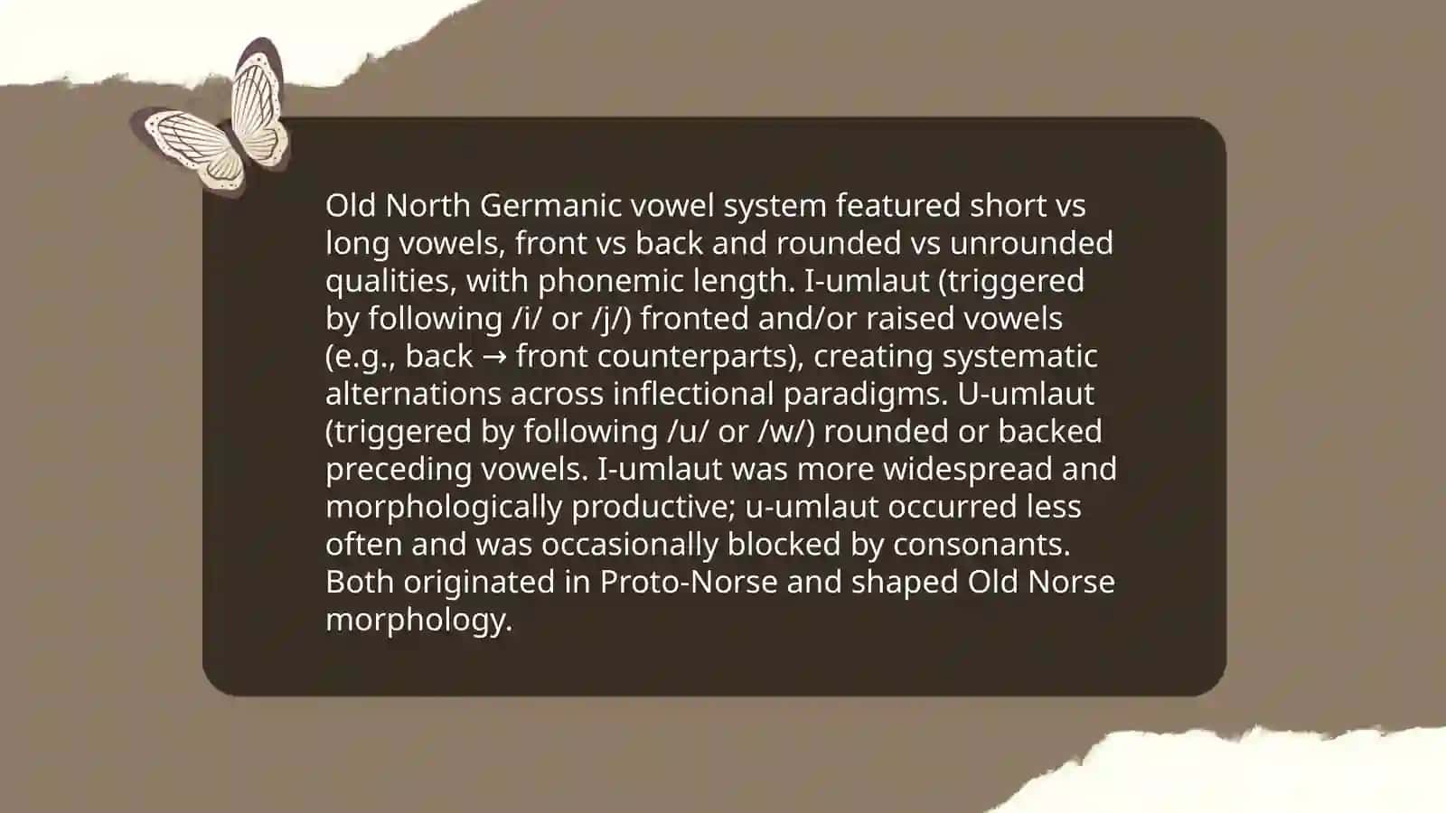 Old North Germanic Phonology 4