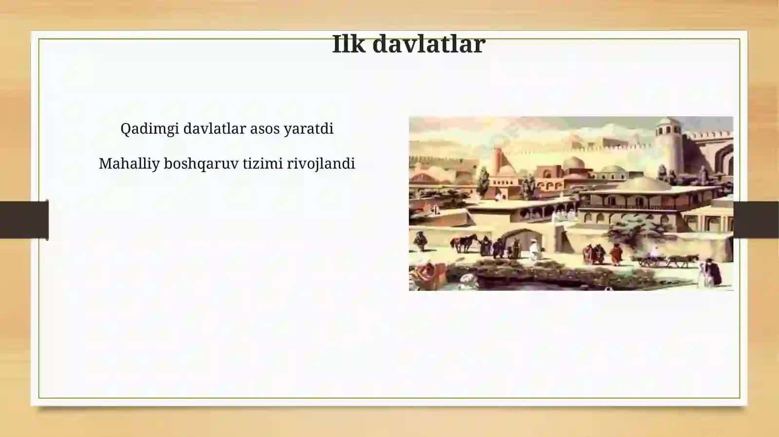 O'zbek davlatchiligi tarixi: O'rta asrlar davlatchiligi va ularning ijtimoiy-iqtisodiy rivojlanishi 4