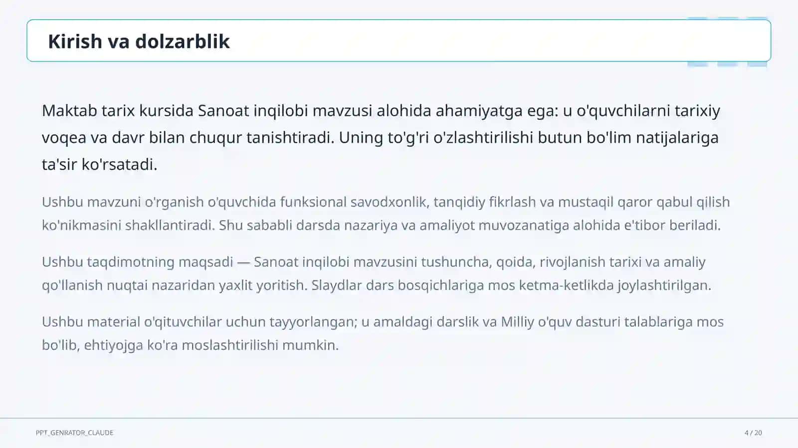 Sanoat inqilobi (9-sinf) 4