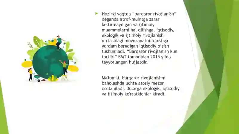 Barqaror rivojlanish haqida batafsil 4
