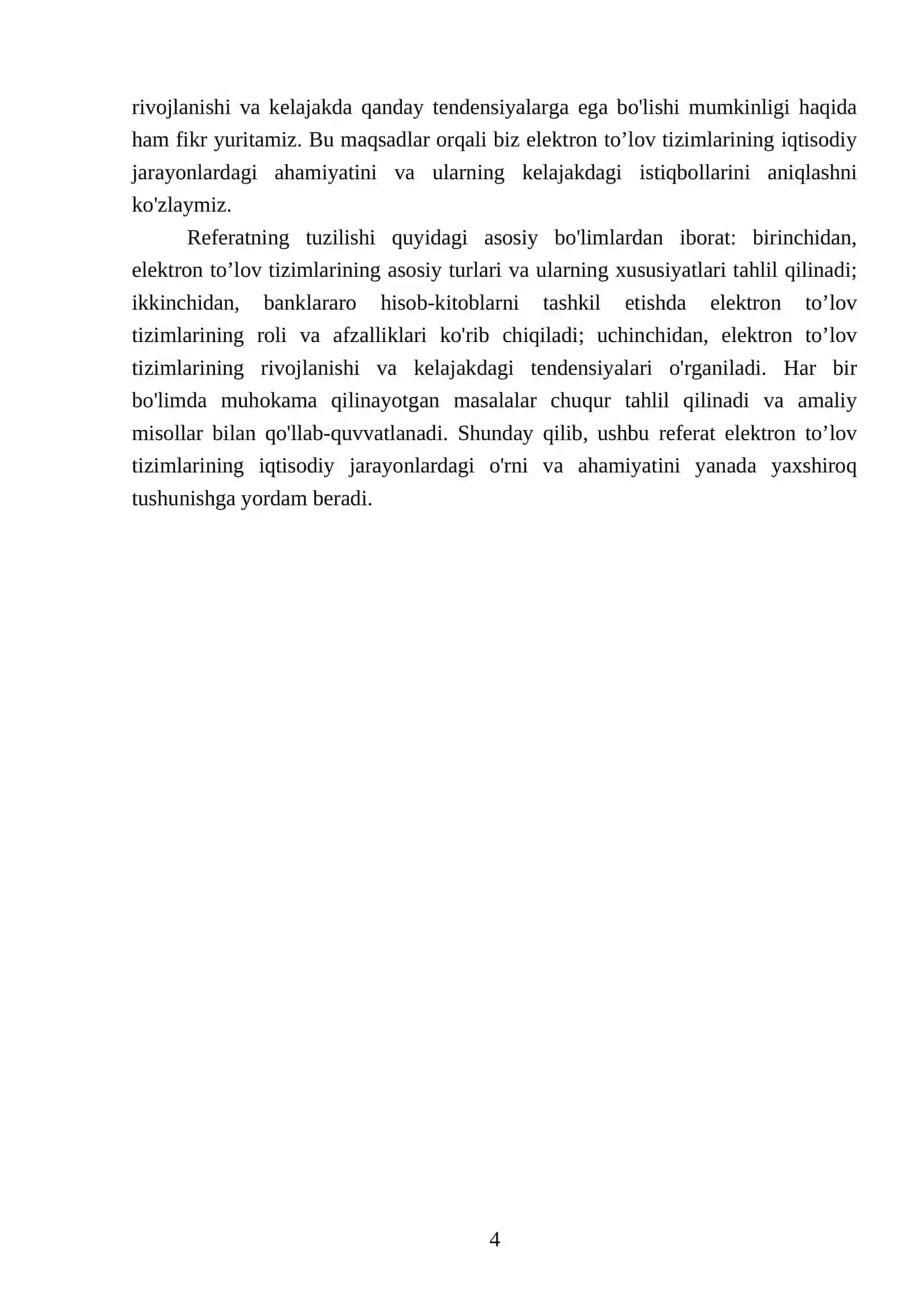 XALQARO BANK VA MOLIYA FANIDAN TAYYORLAGAN REFERATI 4