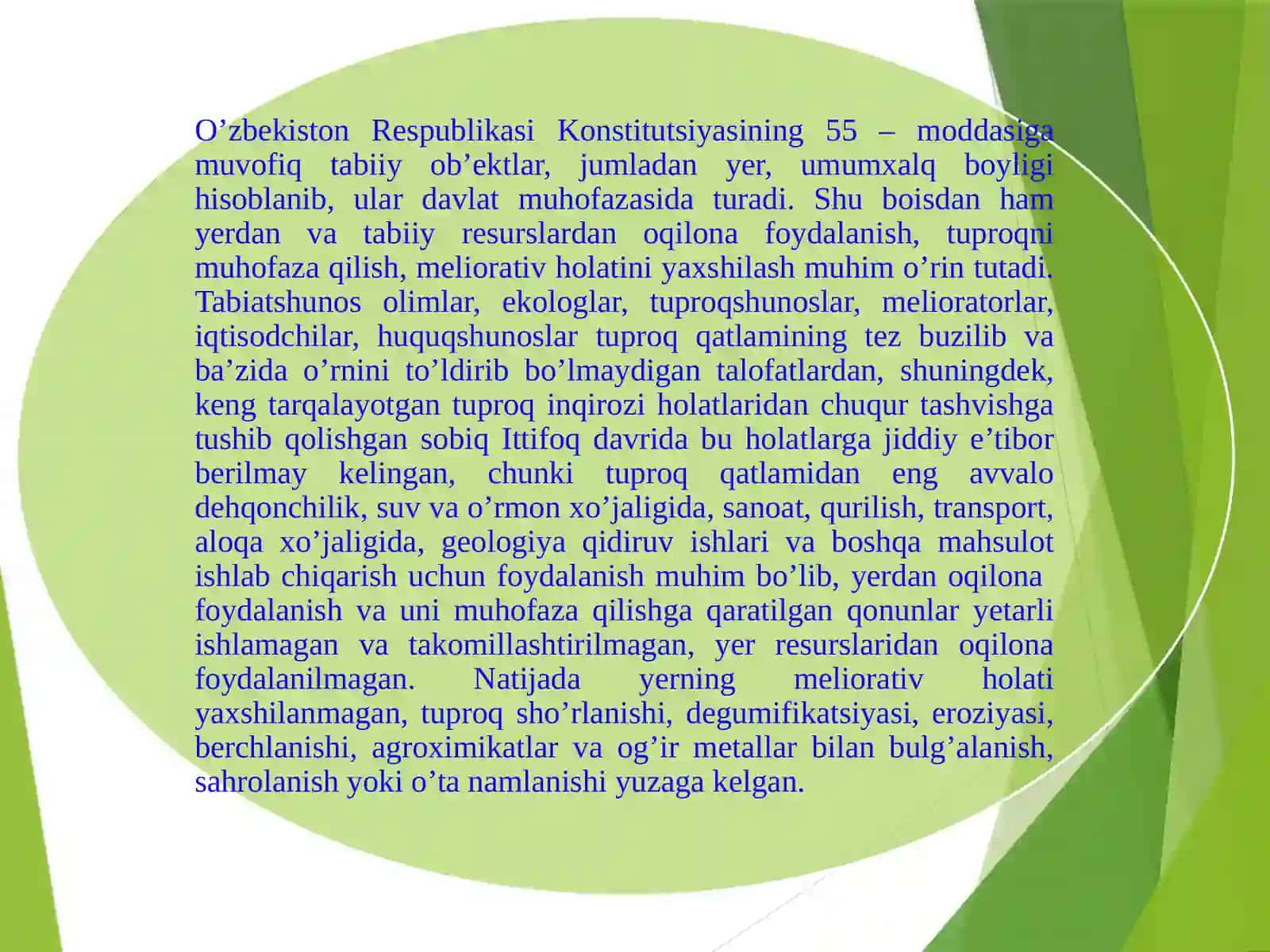 TUPROQ MELIORATSIYASI VA GIDROLOGIYASI 4