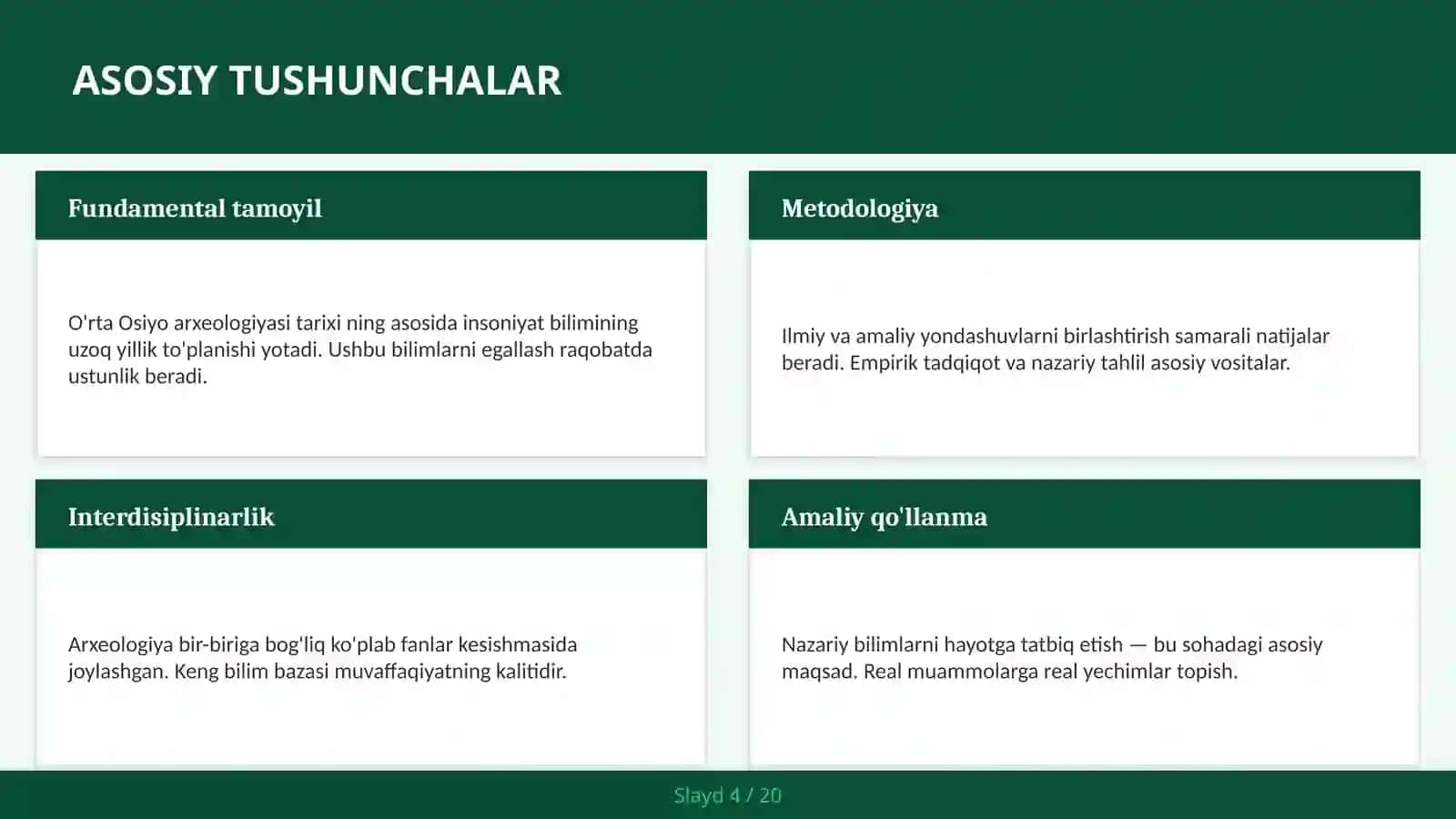 O'RTA OSIYO ARXEOLOGIYASI TARIXI 4