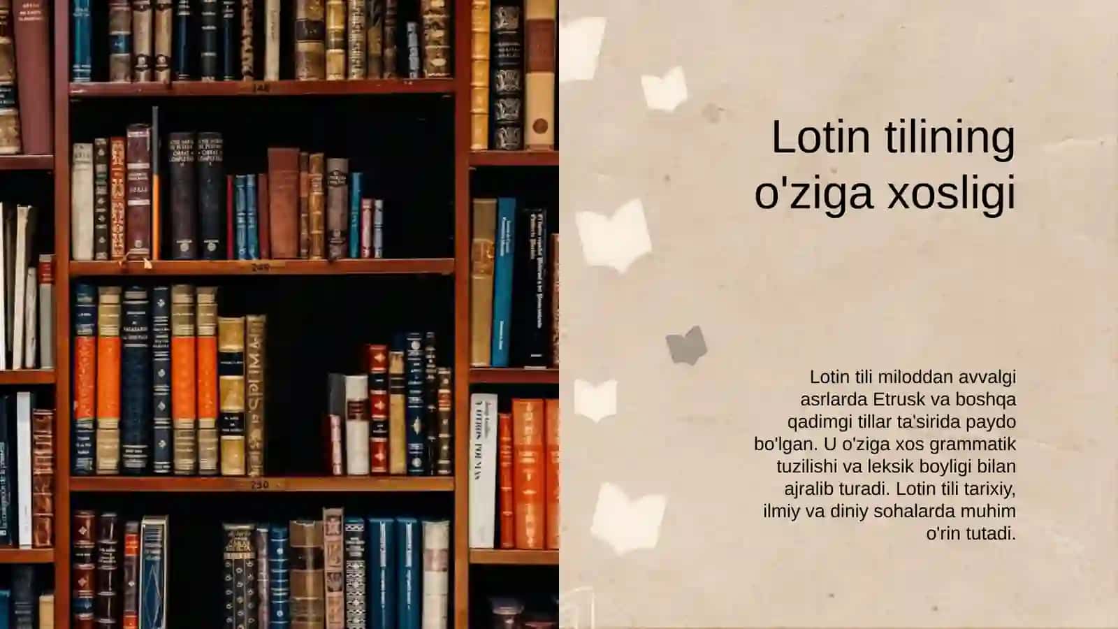 Lotin tili tarixi va paydo bo'lishi 4
