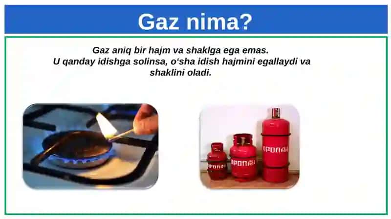 Moddaning agregat holatlari Kimyo 7-sinf 4