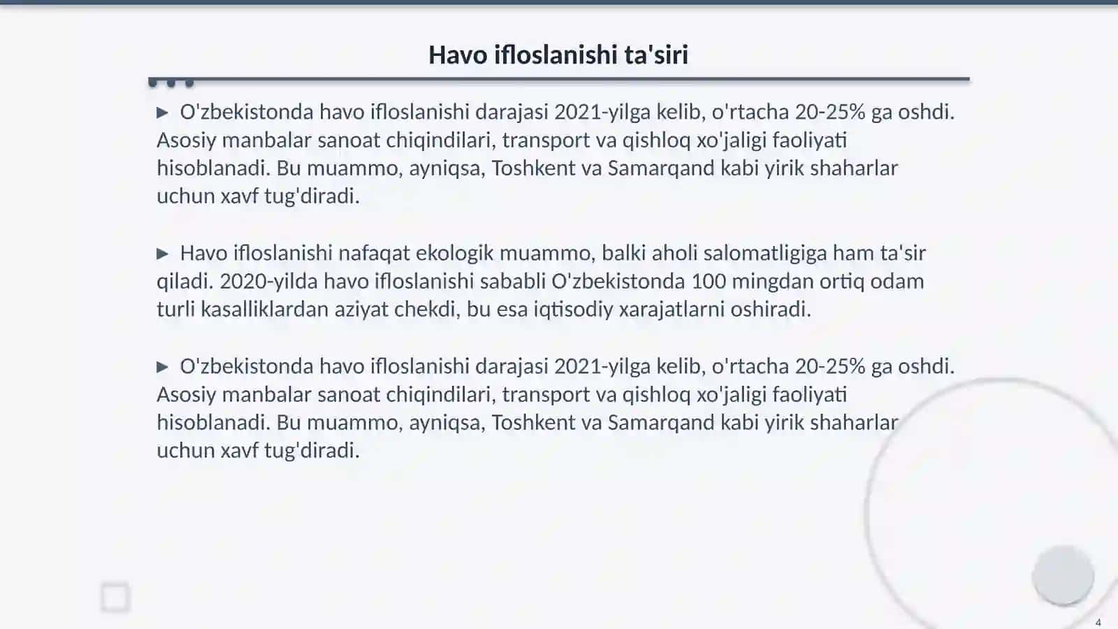 O'zbekistonning ekologik muammolari 4