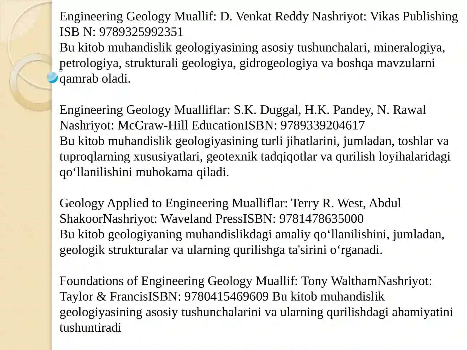 MUHANDISLIK GEOLOGIYASI 4