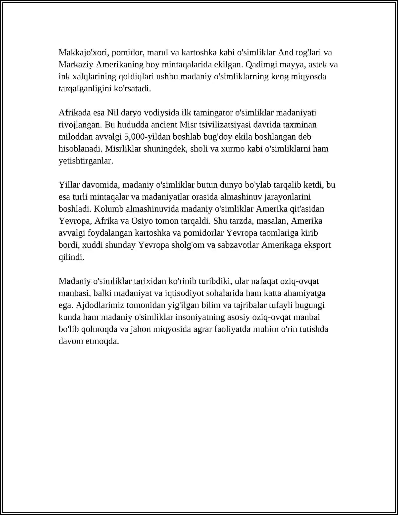 MADINIY OSIMLIKLERDIN KELIP SHIGIW 4