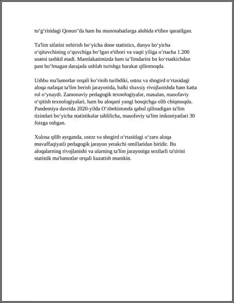MUSLIHIDDIN SAʼDIY SHEROZIYNING GULISTON ASARIDA USTOZ VA SHOGIRD HAQIDA 4