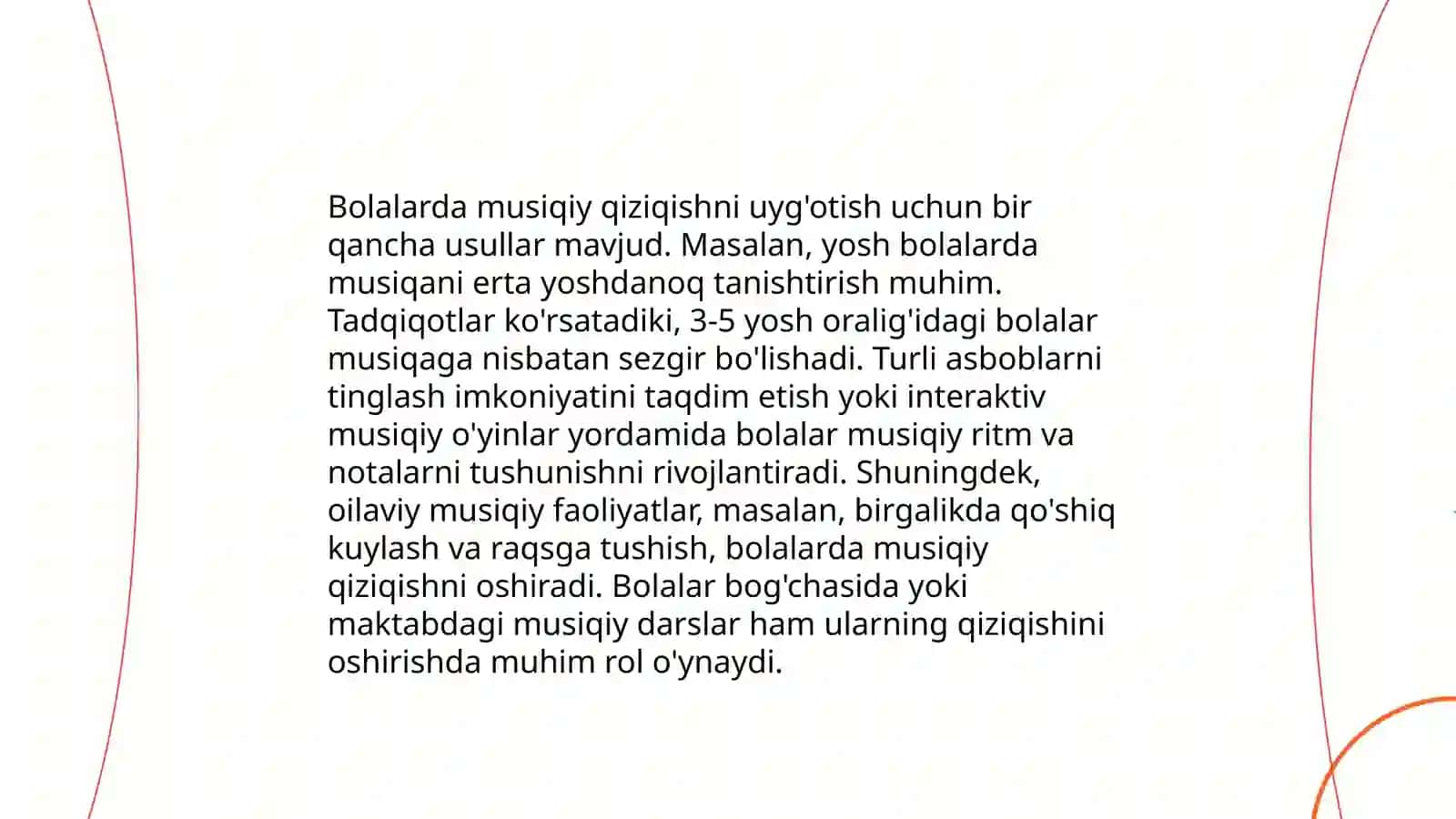 Oilada musiqiy qobilyatni shakllantirish 4