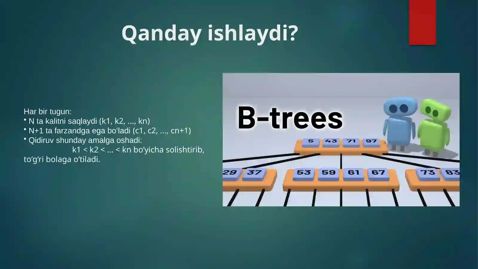 B-daraxti mustaqil ish 4
