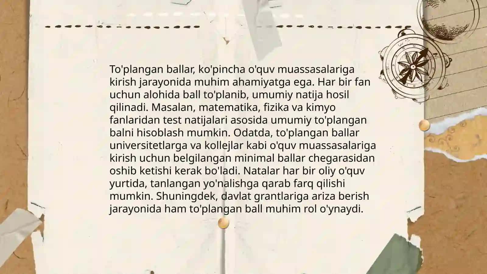 Oʻquvchilarni baholash mezonlari 4