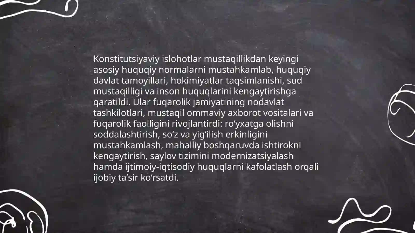 Oʻbekistonda Demokratik Fuqarolik Jamiyati Asoslarining Shakllanishi 4