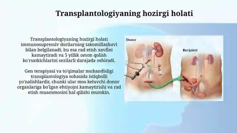 Transplantologiya tarixi va holati 4
