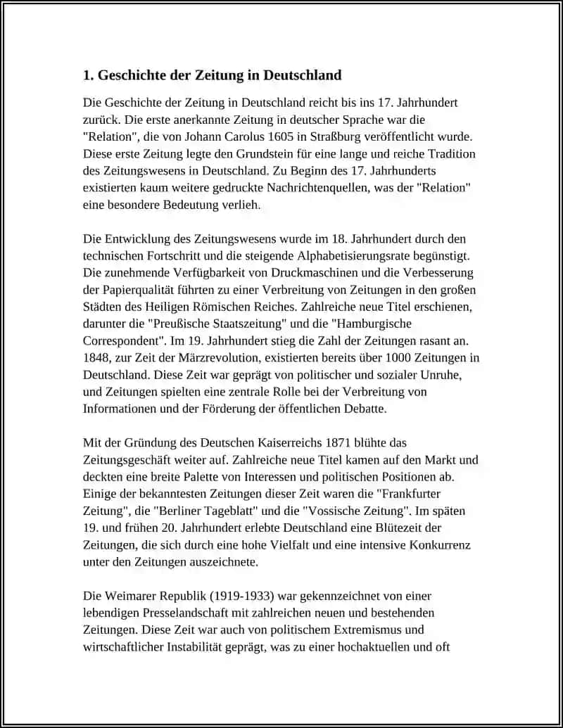 ZEITUNG UND ZEITSCHRIFT 4