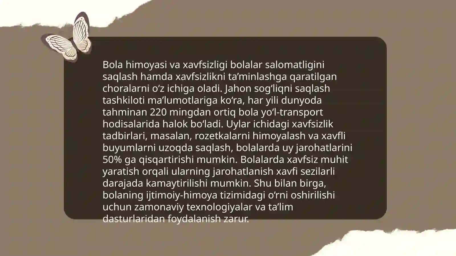BMTning "Bola huquqlari to'g'risidagi konvensiyasi" 4