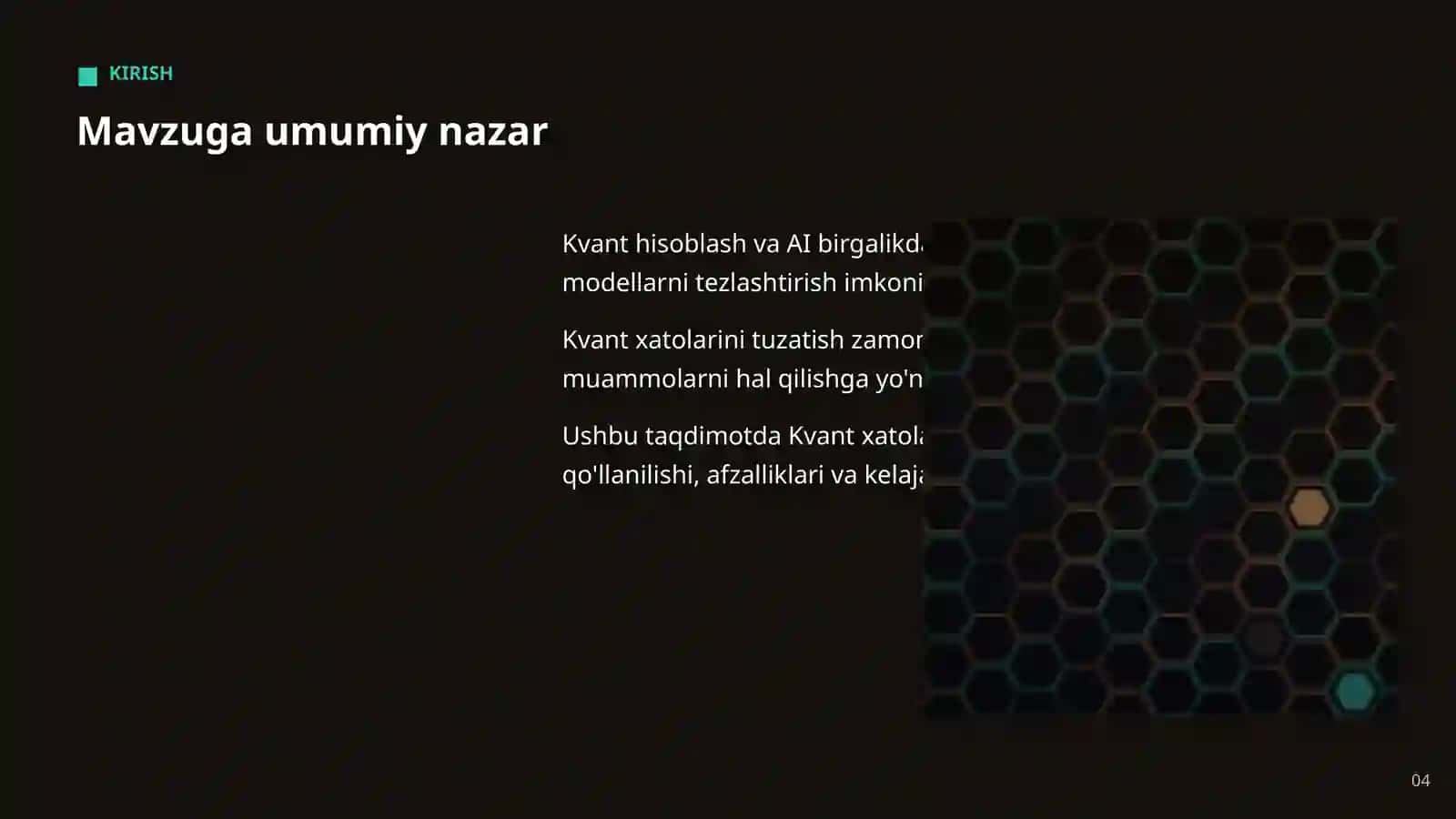 KVANT HISOBLASH VA AI 4
