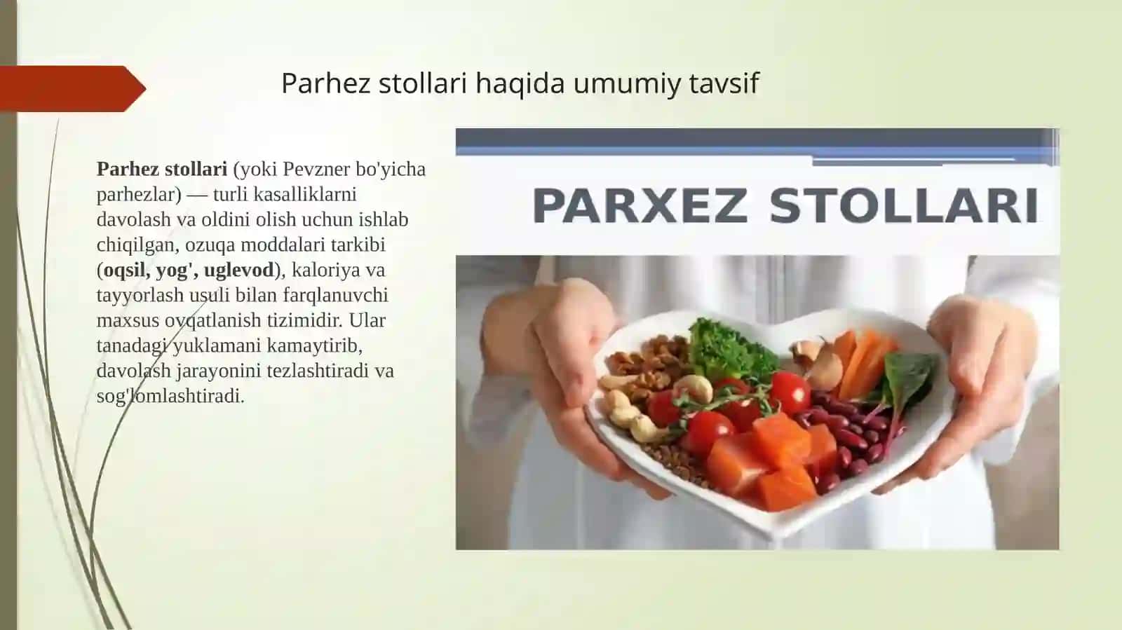 2-parhez stoli va uning ahamiyati 4