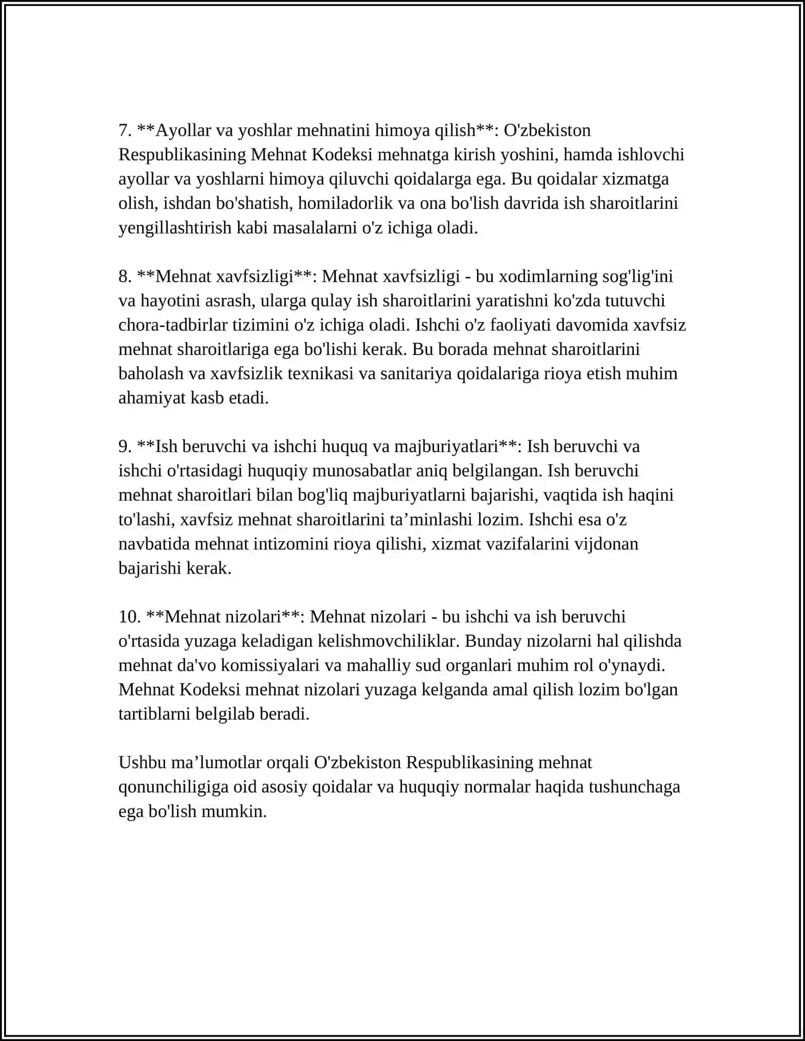 ISH HAQI VA MEHNAT MUNOSABATLARI 4