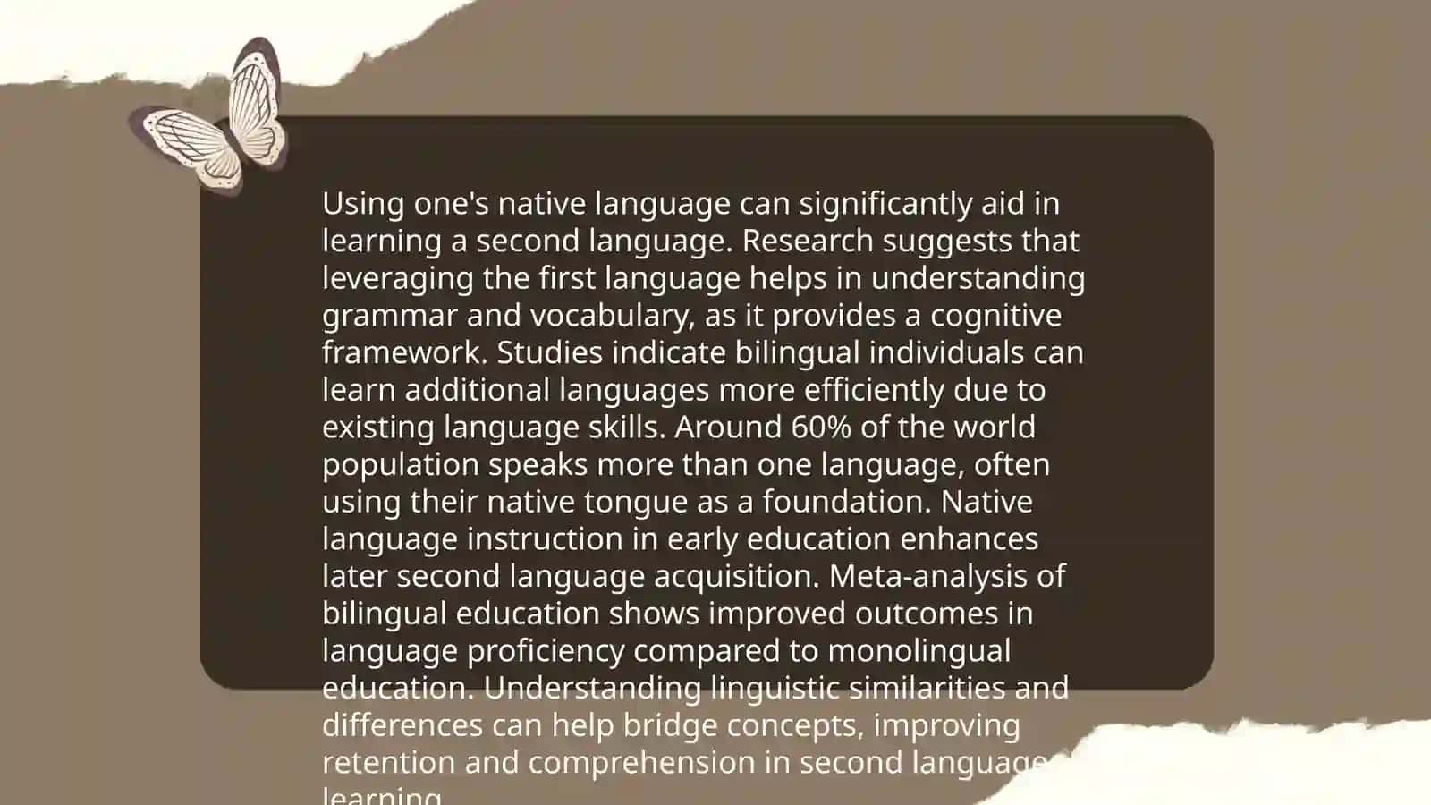 The Use of Native Language in the Classroom 4