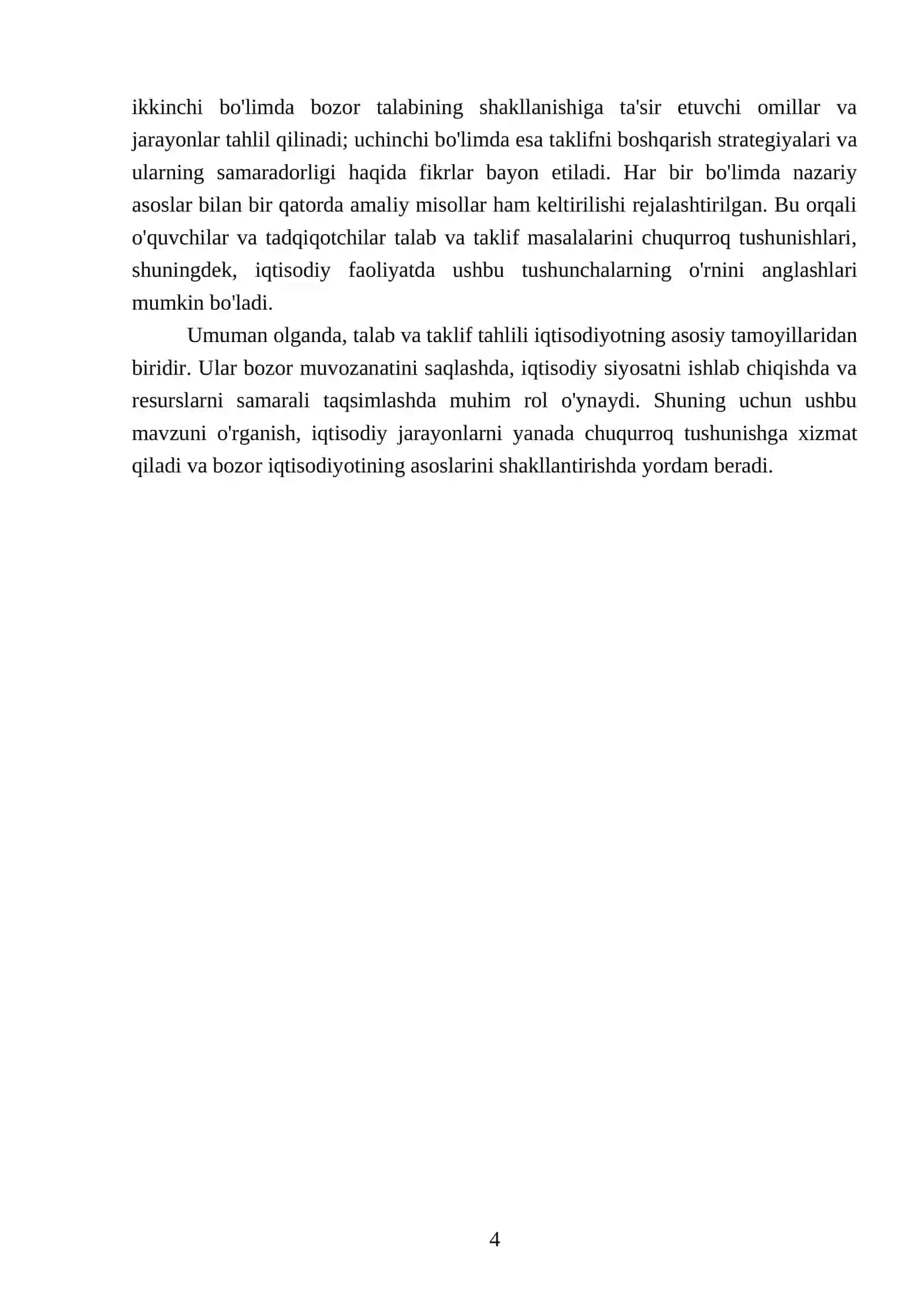 2-mavzu. Talab va taklif tahlili asoslari 4
