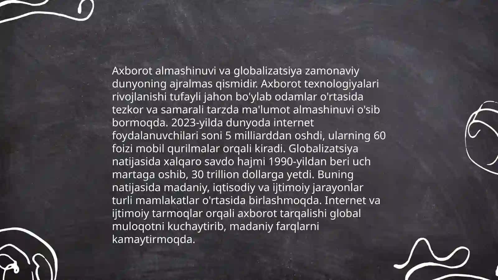 Axborotning jamiyatda tutgan oʻrni va ahamiyati 4