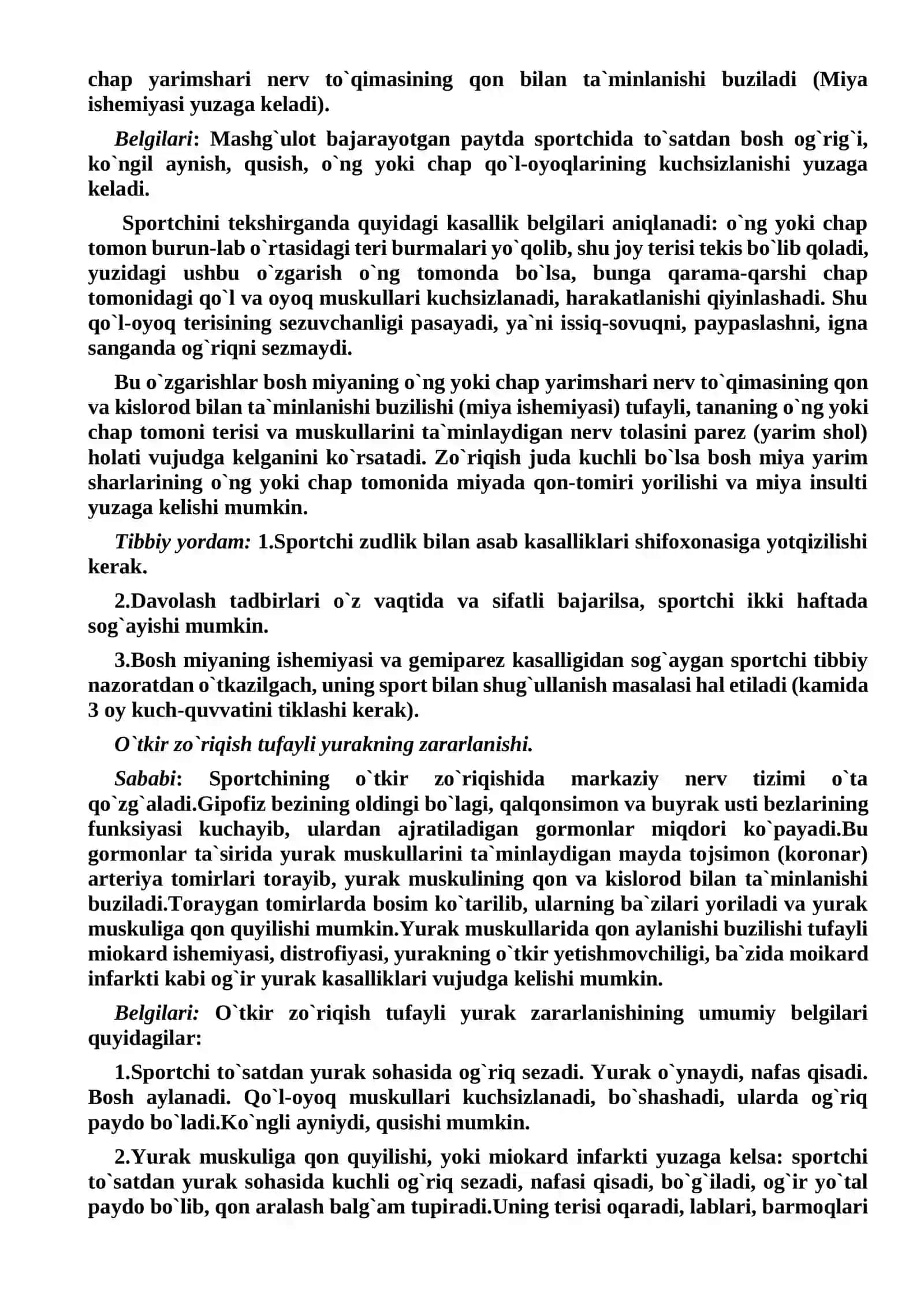 Ruhiy va jismoniy zo`riqishlar 4