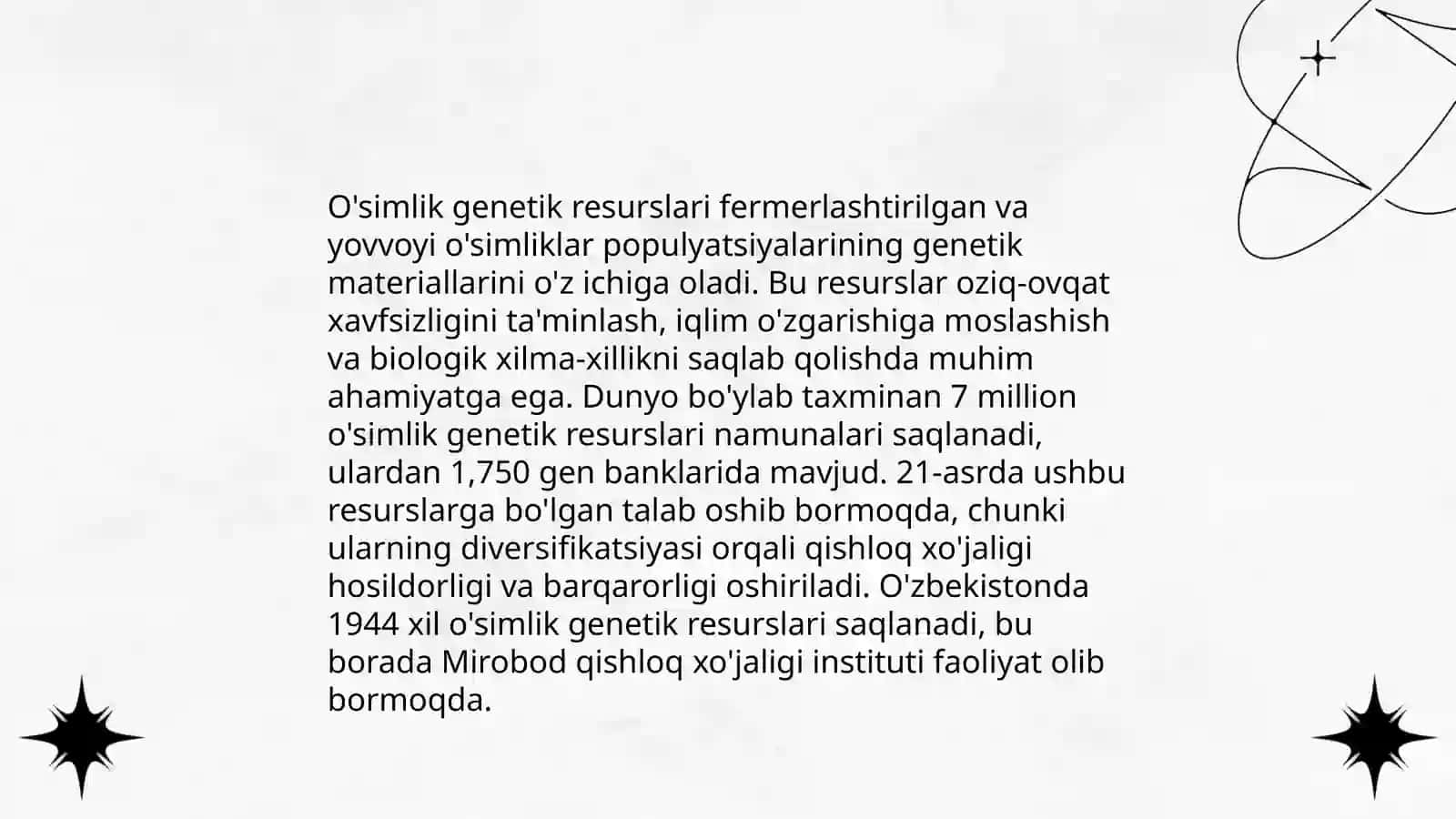 Genetik resurslar va bioxilma-xillik 4