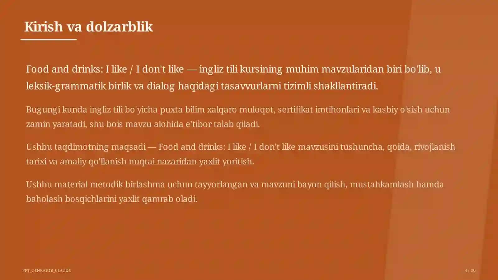 Ingliz tili (1-11) — metodik birlashma uchun 4