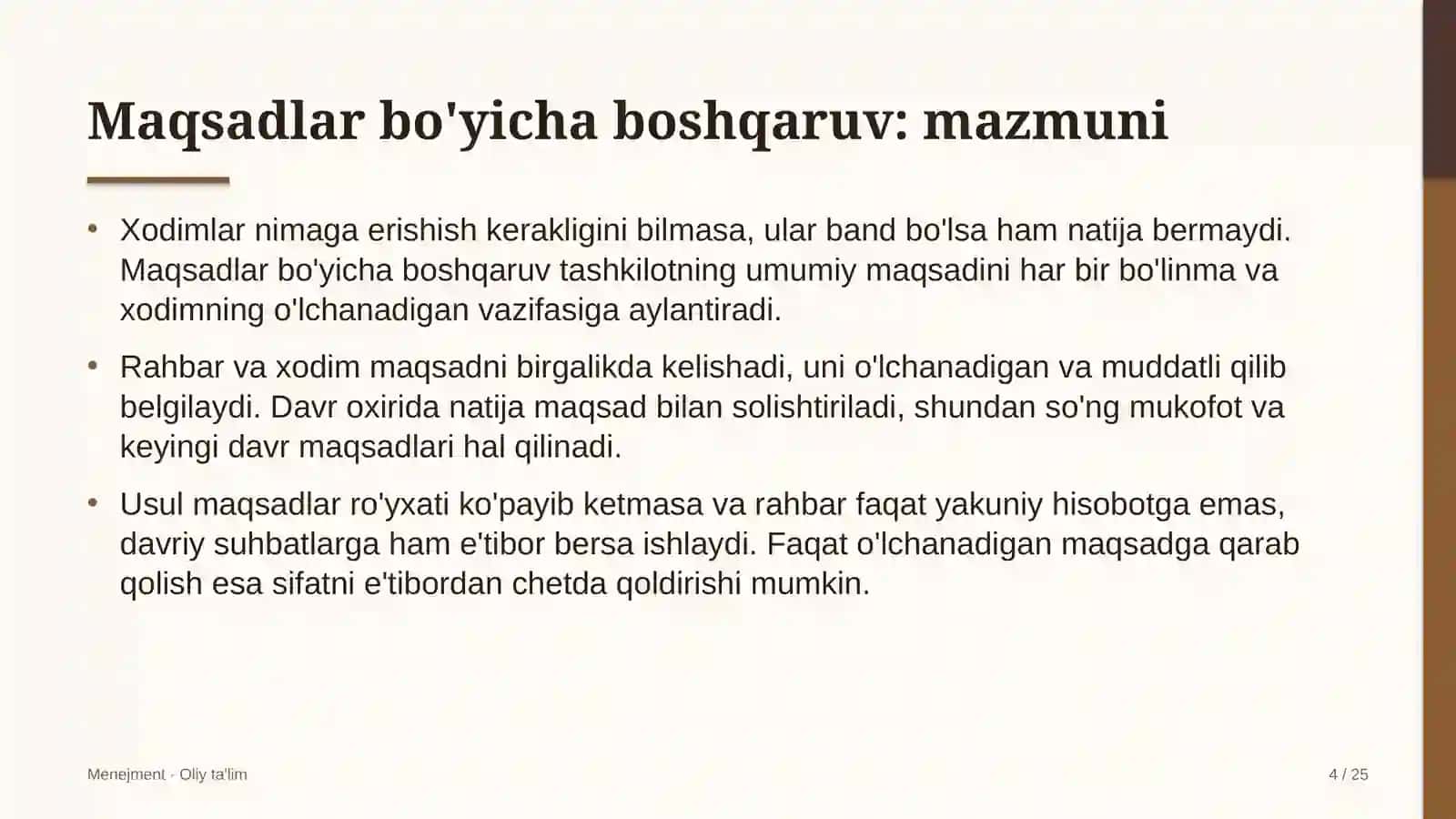 qorako'lchilikda maqsadlar bo'yicha boshqaruv 5043 4