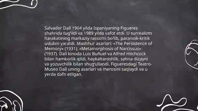 Jahon mussavirlari hayoti va ijodi haqida 4