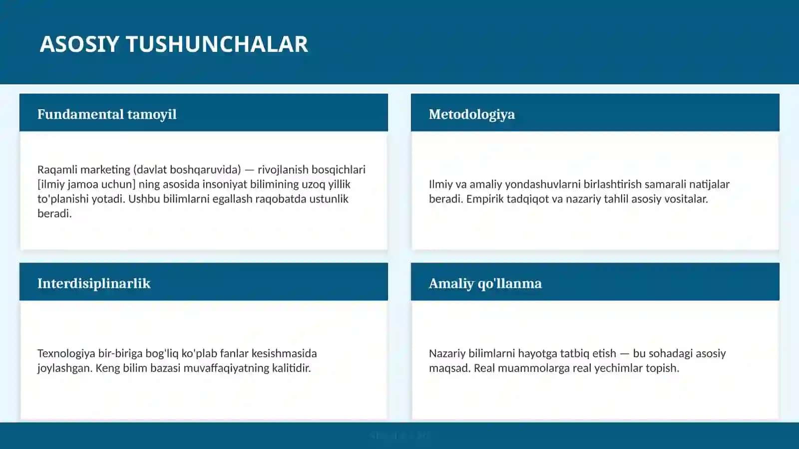 Raqamli marketing (davlat boshqaruvida) — rivojlanish bosqichlari [ilmiy jamoa uchun] 4