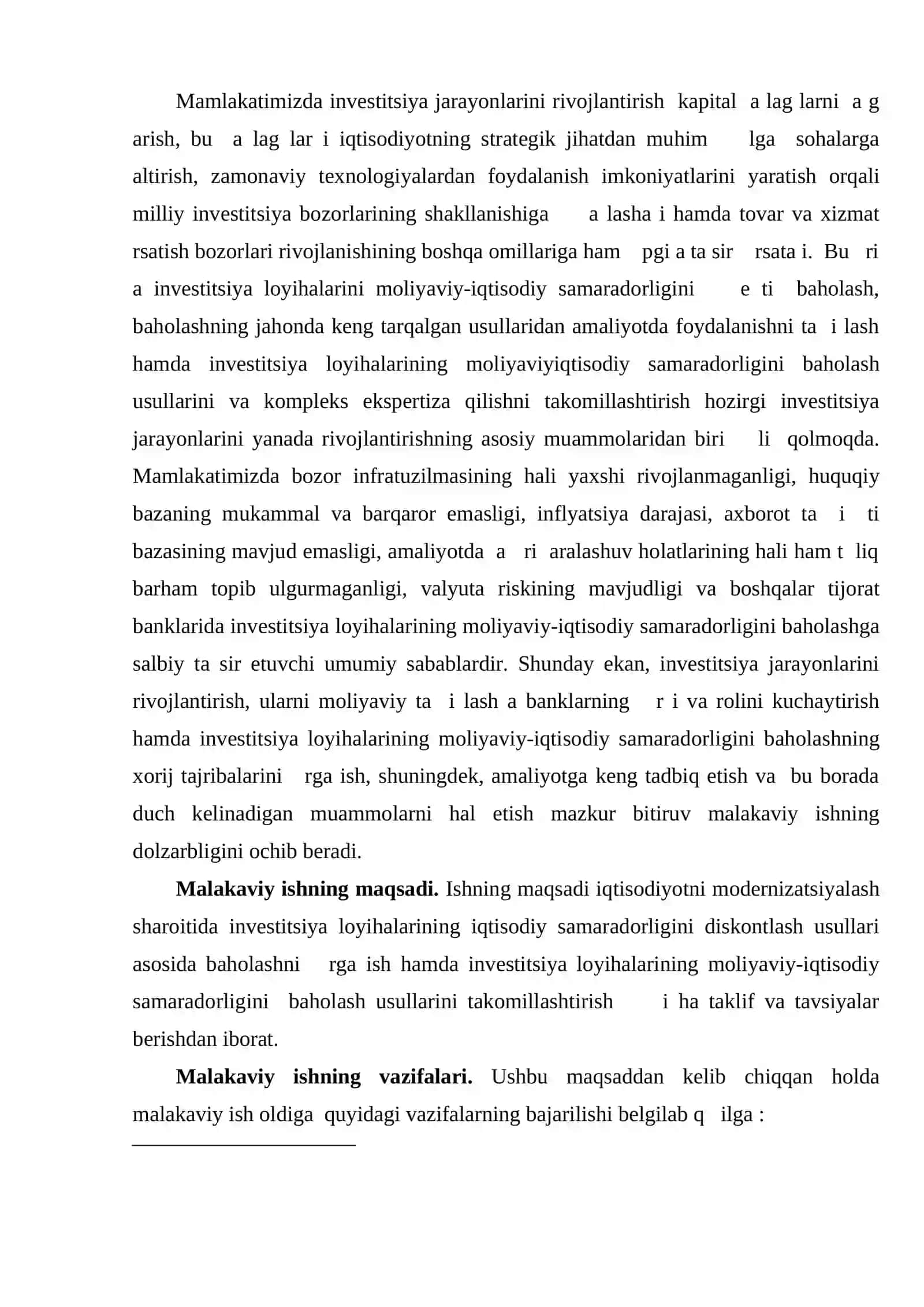 Investitsiya loyihalari samaradorligini baholash 4