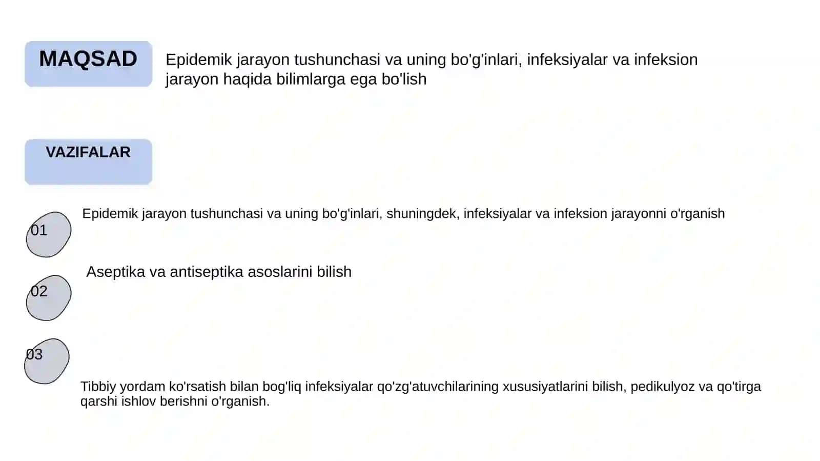 Epidemik jarayon va uning asosiy bo'g'inlari 4
