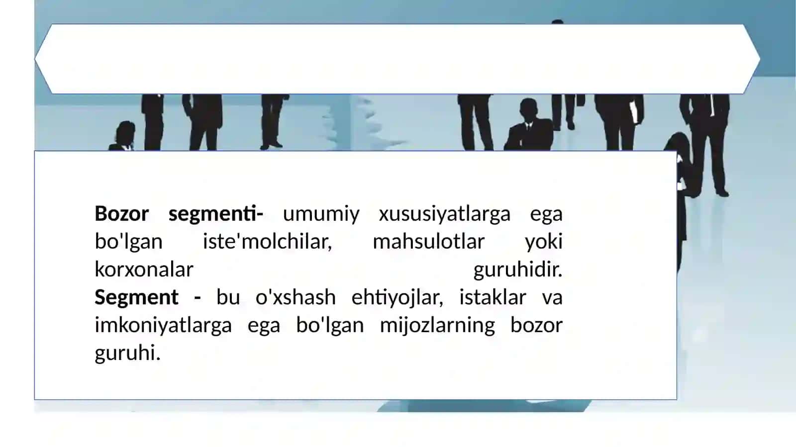 Bozor segmentatsiyasi 4