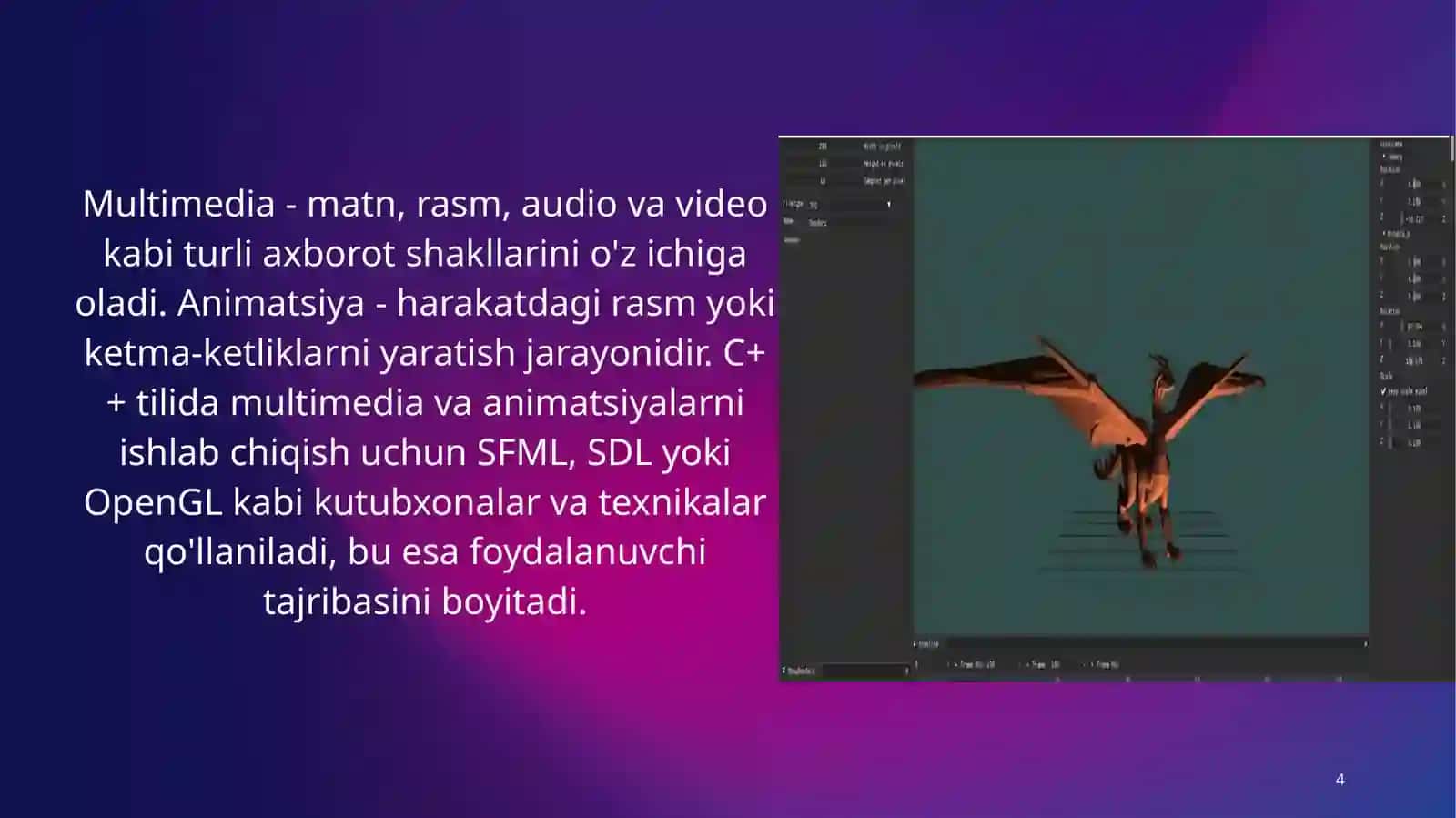 c++ dasturlash tilida multimedia va animatsiyalar 4