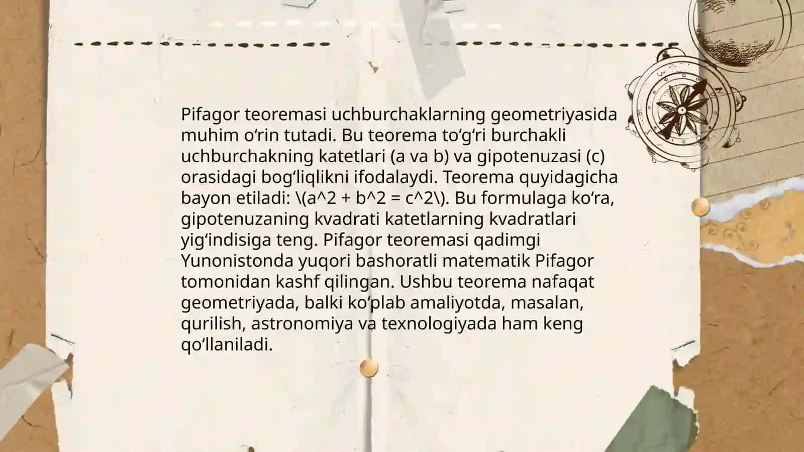 To'g'ri burchakli uchburchak 4