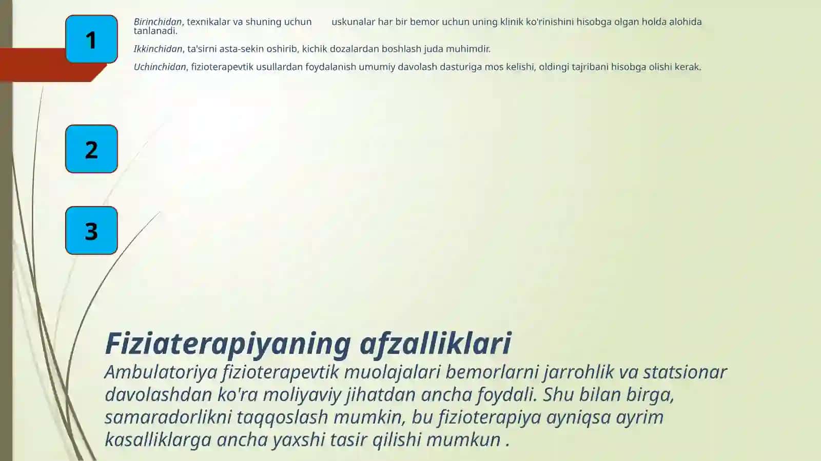 Fizioterapevtik qurilmalar majmualari va kompleksi 4