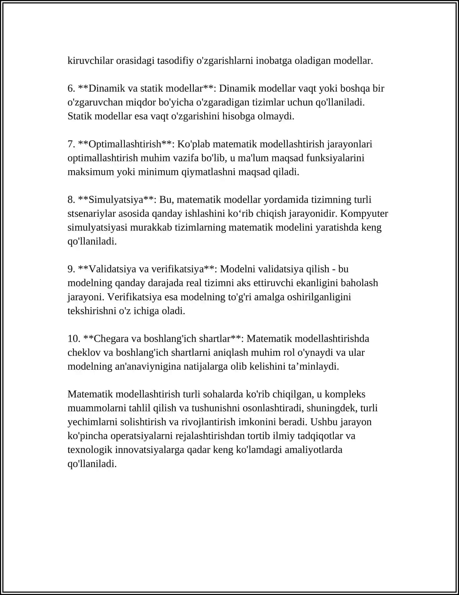 TIBBIYOTDA MATEMATIK MODELLASHTIRISH USLUBLARINI ORGANISH 4