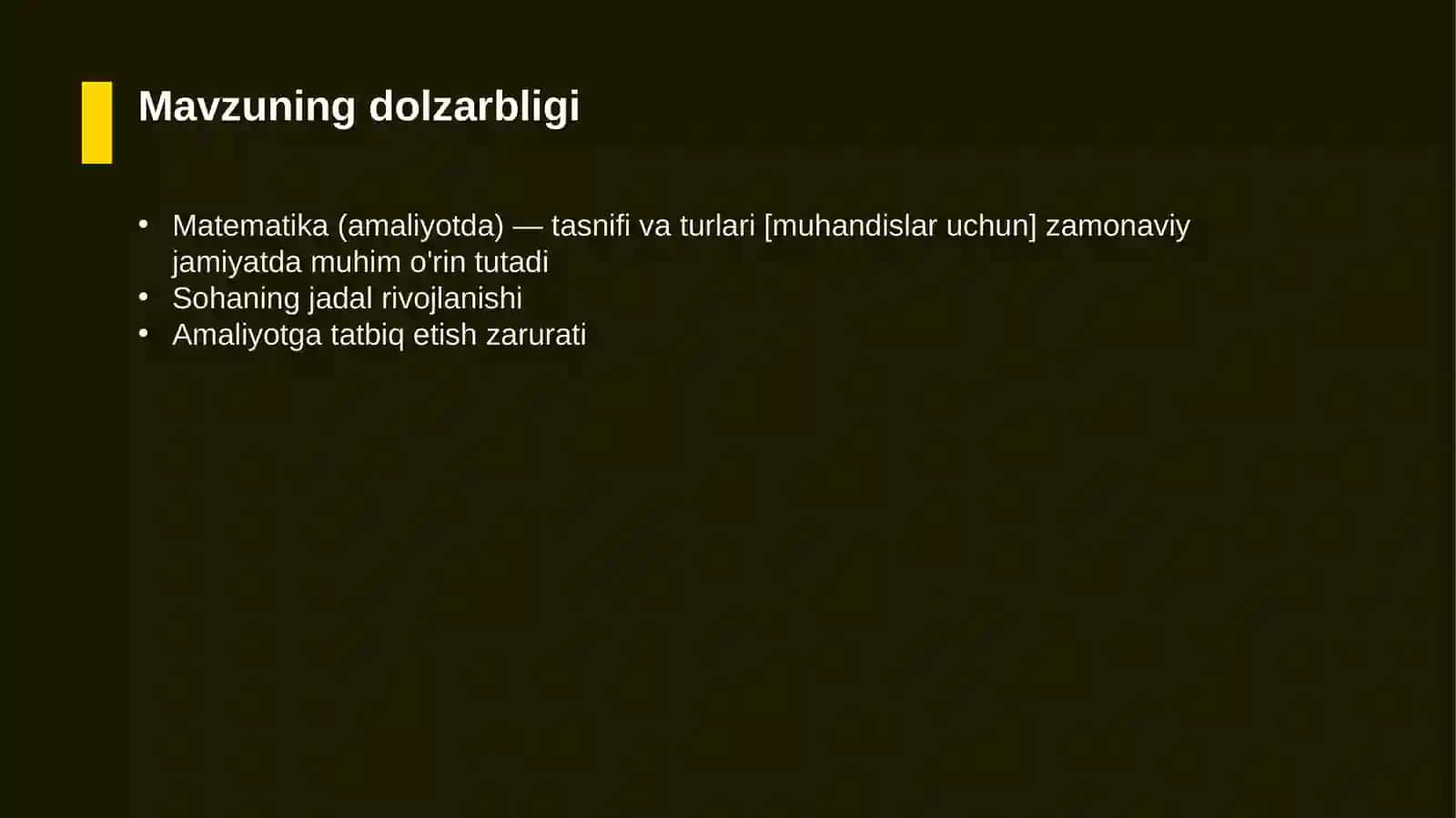 Matematika (amaliyotda) — tasnifi va turlari [muhandislar uchun] 4