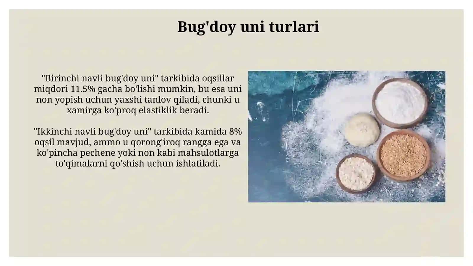Bugʻdoy unining navlari 4