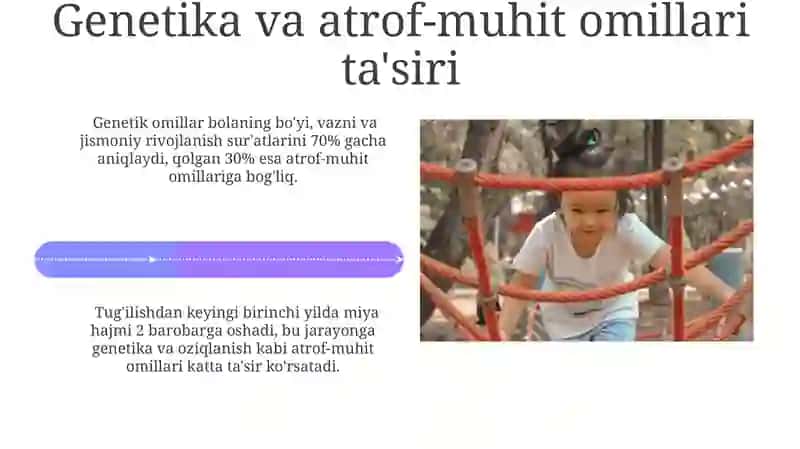 Ilk bolalik davrida jismoniy va fiziolagik rivojlanish 4