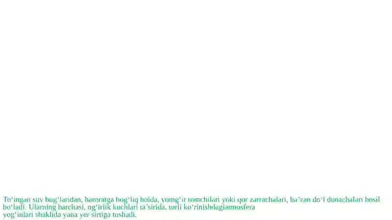 Tabiatda suvning aylanishi 4