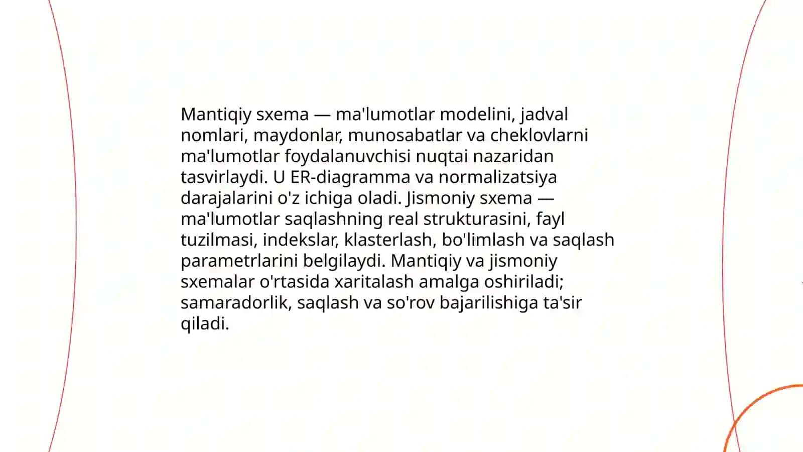 Sxema va ma'lumotlar bazasi foydalanuvchisi: taʼrif va farqlari 4