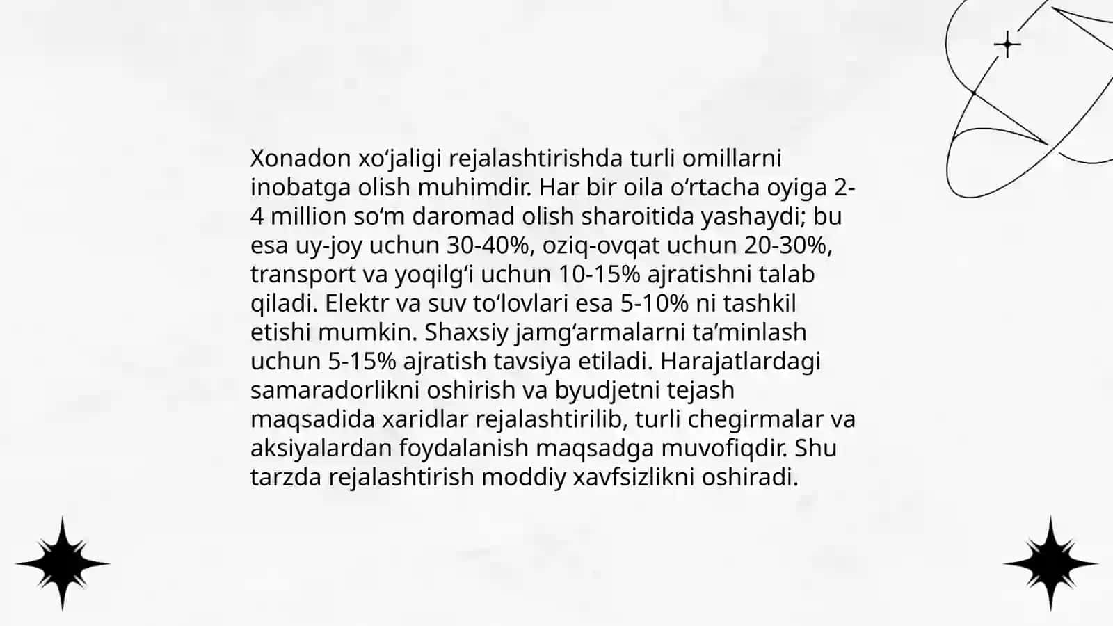 Xonadon xo‘jaligi ja m g ‘arm alari va turlari 4