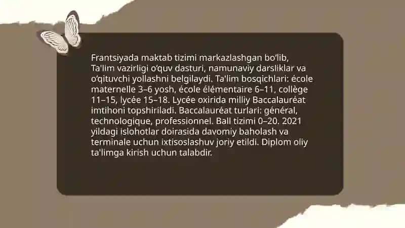 Rivojlangan mamlakatlar ta’lim tizimi 4