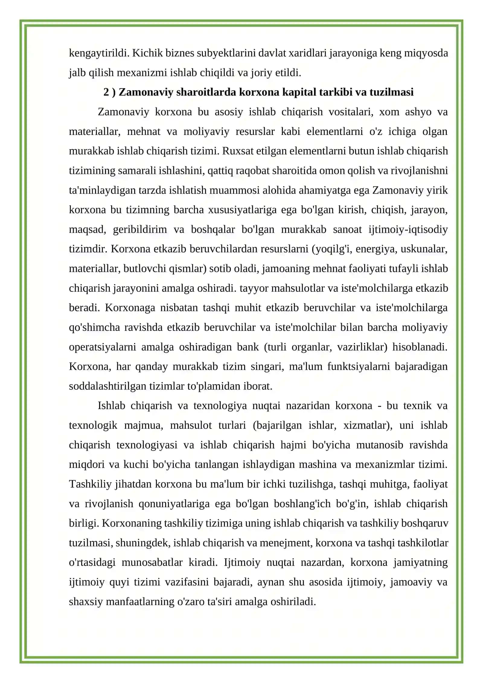 ZAMONAVIY SHAROITLARDA KORXONA KAPITAL TARKIBI VA TUZILMASI 4