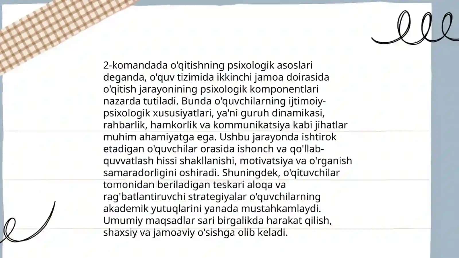 Komandalarda oʻqitish texnologiyasising strukturasi 4