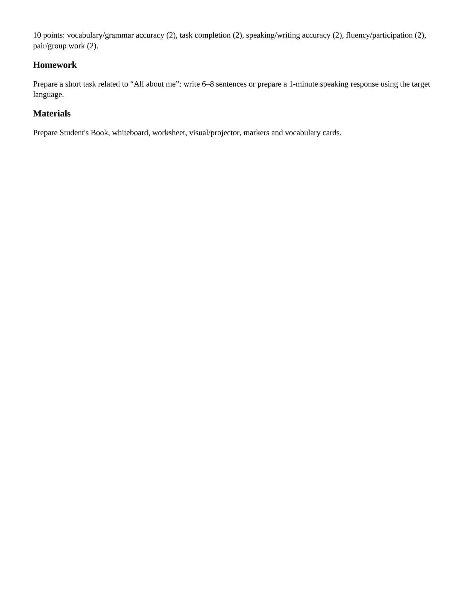 Lesson plan grade 10 4