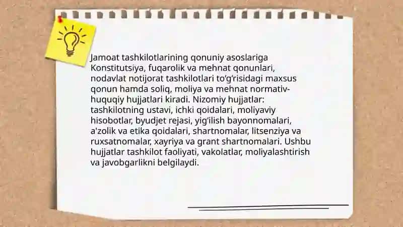 Jamoat tashkilotlari 4